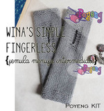 KIT Pemula: Wina's Simple Fingerless Soft Akrilik Polos